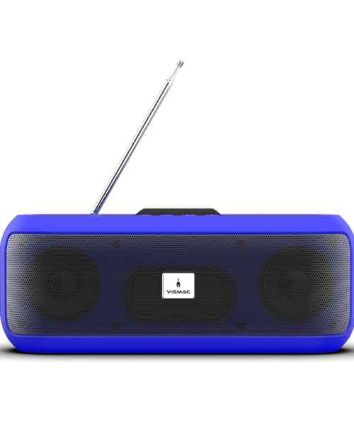 vismac linus bluetooth speaker (blue)