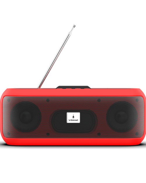 vismac linus bluetooth speaker (red)