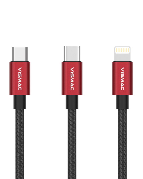 Vismac Armor Type-C 3.1Amp Cable (Red)