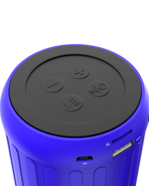 vismac sound cup bluetooth speaker (blue)
