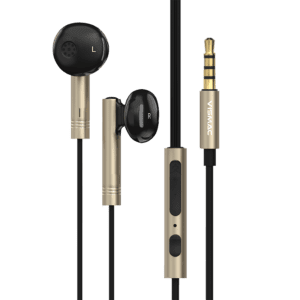 VISPODS Deep Bass Earphones (Gold)