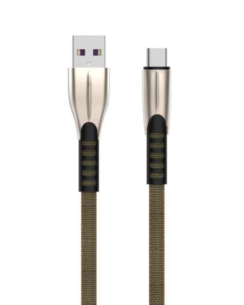 Vismac Ranger Type-C 3.1Amp Cable (Green)