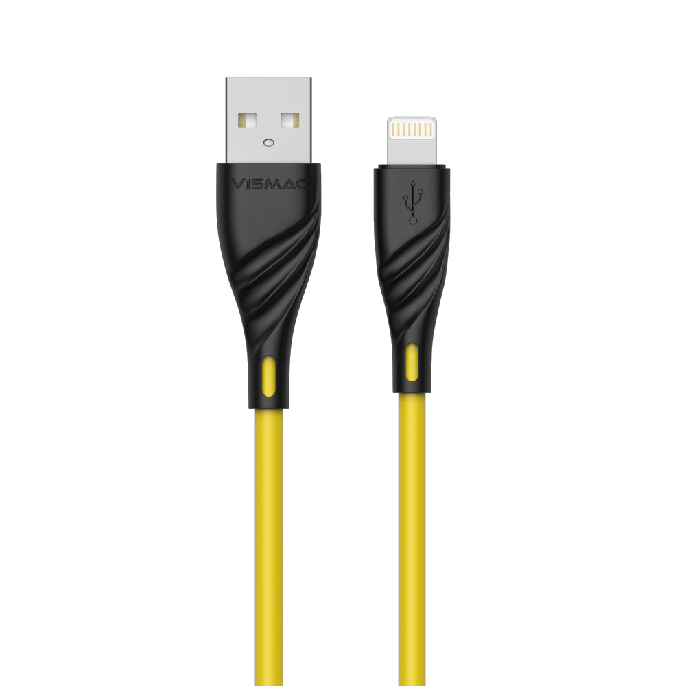 Vismac Glory Iphone 3.1Amp Cable (Yellow)