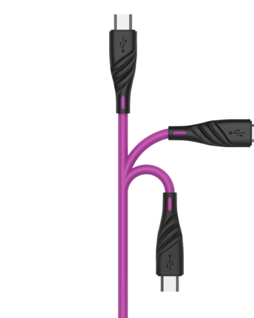 Vismac Glory Micro V8 3.1Amp Cable (Pink)