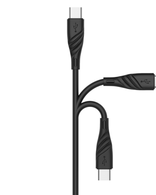 Vismac Glory Type-C 3.1Amp Cable (Black)