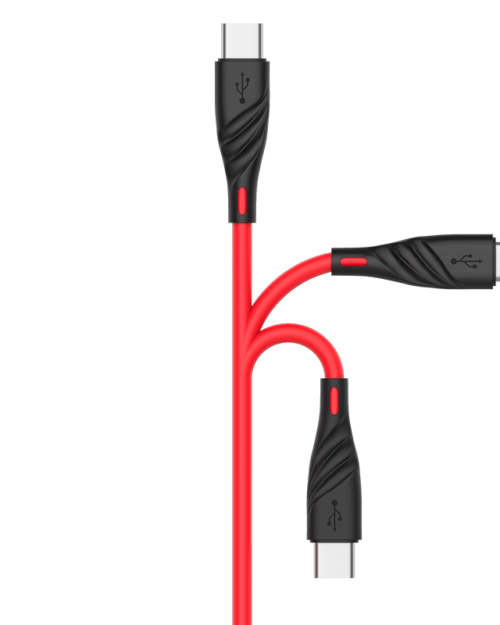 Vismac Glory Type-C 3.1Amp Cable (Red)