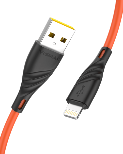 Vismac Glory Iphone 3.1Amp Cable (Orange)
