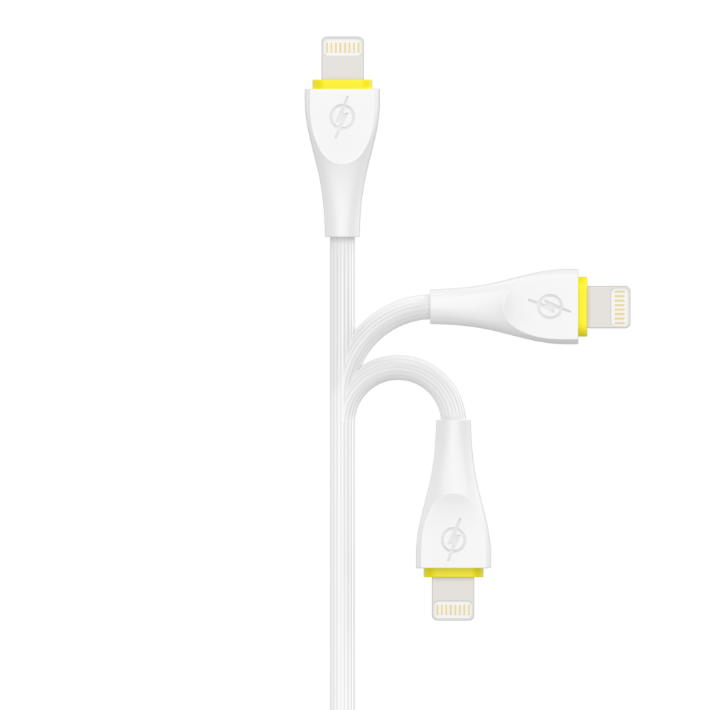 vismac Fury Iphone 2.4Amp Cable (White)