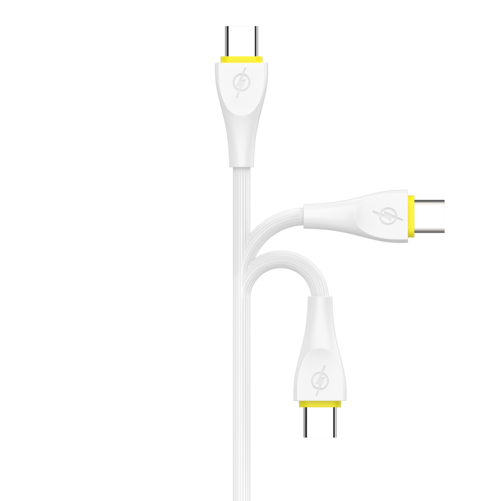 Vismac Fury Type-C 2.4Amp Cable (White)