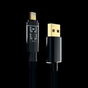 Vismac Viper 27W Braided Lightning Charging Cable