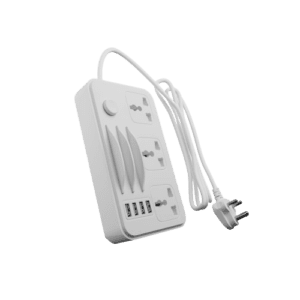 Vismac PowerHub Universal Extension Board With 4 USB Charging Port and Mobile Stand