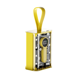 Vismac Amaze 10000mAh 66W Fast Power Bank ( Transparent , Lanyard Design )